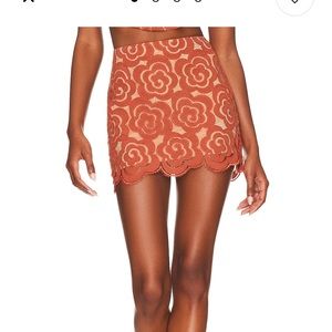 For love and lemons aiko mini skirt size medium